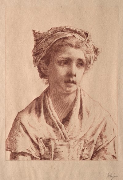 Young Girl by Paul Rajon