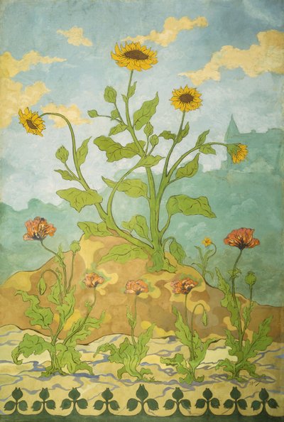 Sunflowers and Poppies, 1899 by Paul Elie Ranson