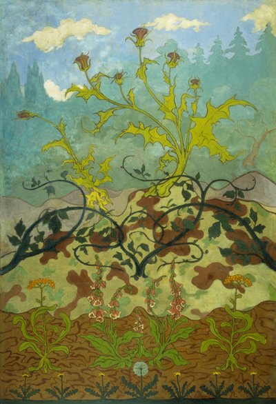 Thistles and Foxglove by Paul Elie Ranson