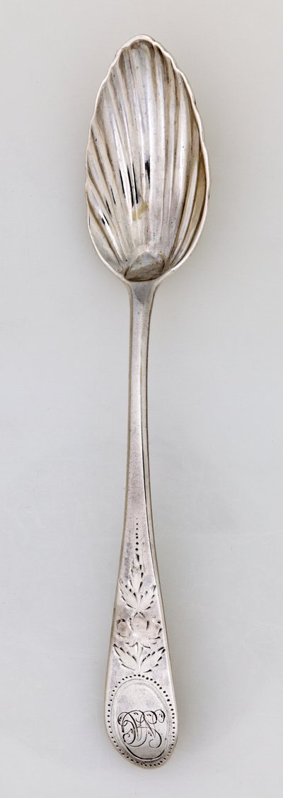 Fluted Teaspoon, c.1785 by Paul Revere