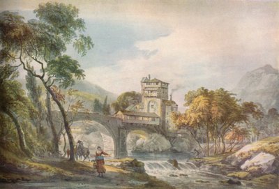 A Classical Landscape, c18th century by Paul Sandby