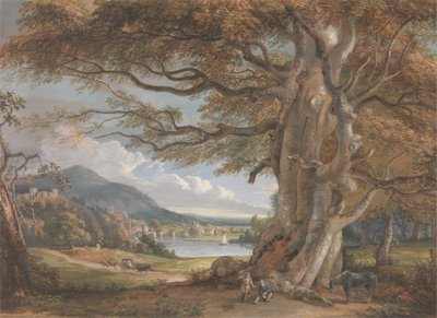 Bridgenorth, Shropshire by Paul Sandby