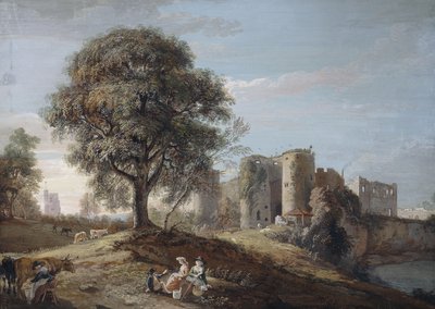 Chepstow Castle by Paul Sandby