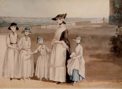 Daughters of the Earl Waldegrave by Paul Sandby