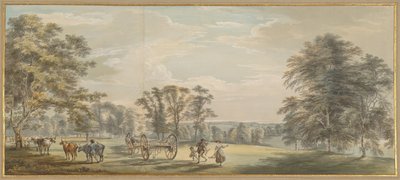 Dawn in Luton Park by Paul Sandby