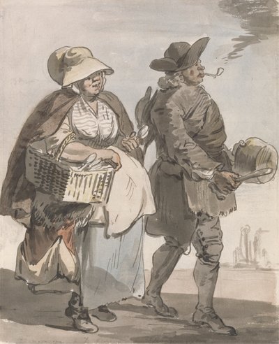 London Cries: Do You Want any Spoons by Paul Sandby