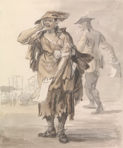 London Cries: Last Dying Speech and Confession by Paul Sandby