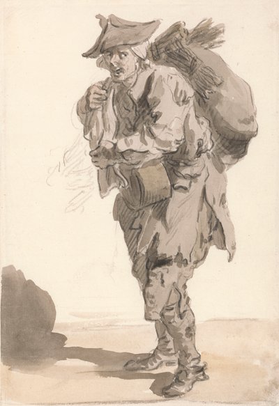 London Cries: Small Coal or Brushes by Paul Sandby