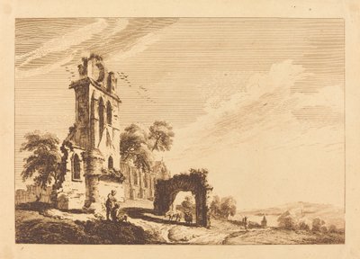 Ruined Abbey by Paul Sandby