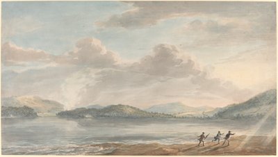 The Tide Rising at Briton Ferry by Paul Sandby
