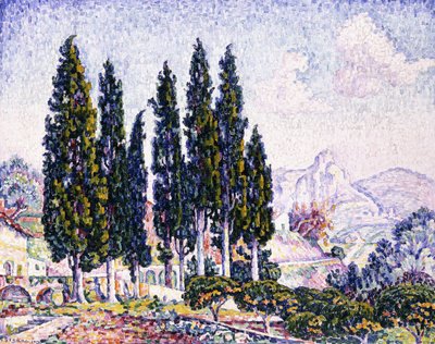 A Garden at Saint-Paul by Paul Signac