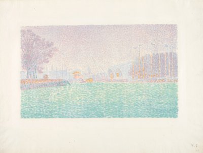 At Flushing by Paul Signac