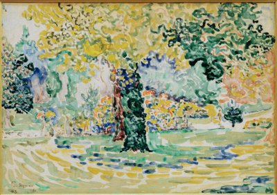 In Luxembourg by Paul Signac