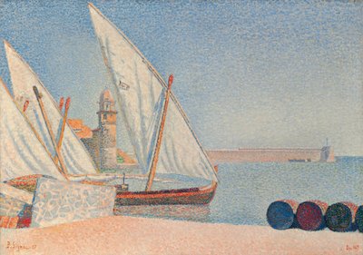 Collioure, Les Balancelles, 1887 by Paul Signac