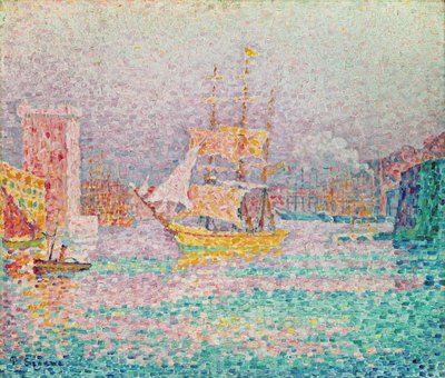 Harbour at Marseilles by Paul Signac
