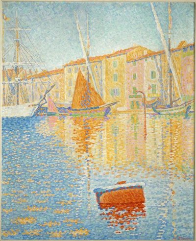 The Red Buoy by Paul Signac