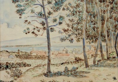 The Cathedral at Quimperle by Paul Signac