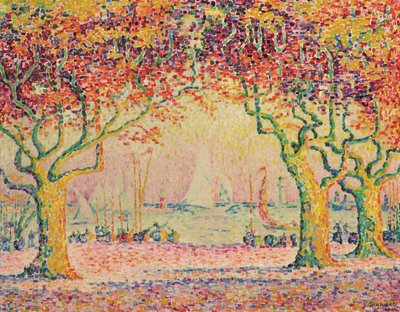 Les Allees, Cannes by Paul Signac