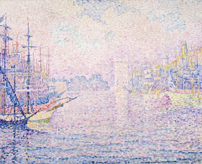 Marseille Port, Morning Mist by Paul Signac