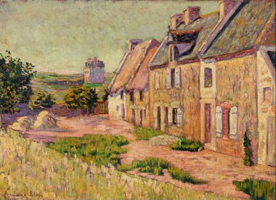 Saint-Briac, Cour à la Ville Hue by Paul Signac