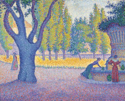 Saint-Tropez, Fontaine des Lices, 1895 by Paul Signac