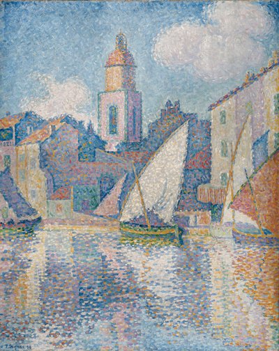 Steeple of Saint Tropez by Paul Signac