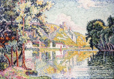 The Andelys, Gaillard Chateau by Paul Signac
