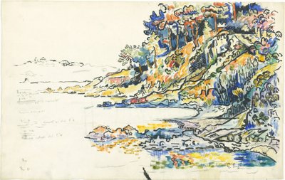 The Calanque at Saint Tropez by Paul Signac