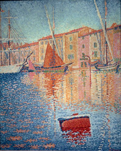 The Red Buoy by Paul Signac