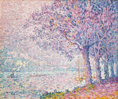 The Seine at St. Cloud by Paul Signac