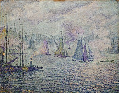 The Port of Rotterdam by Paul Signac