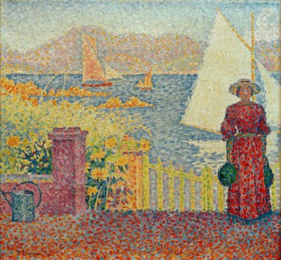 Gate in Saint-Tropez by Paul Signac