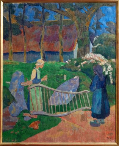 The Flowering Barrier, Le Pouldu (Finistère) by Paul Sérusier