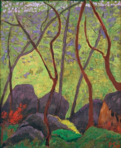 Rocks in the Forest of Huelgoat by Paul Sérusier