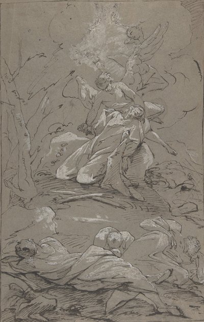 Christ in the Garden of Gethsemane, 1712-62 by Paul Troger