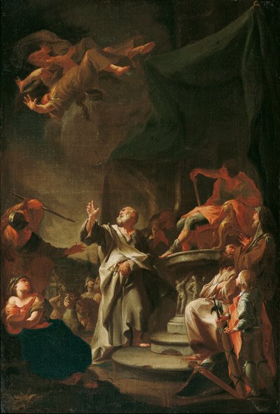 The Fall of the Magician Simon by Paul Troger