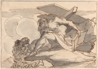 Saint Jerome in the Wilderness by Paul Troger