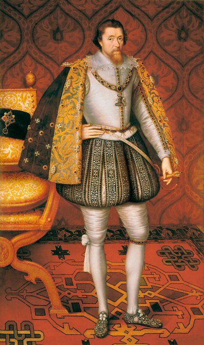 King James I of England by Paul van Somer