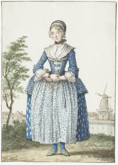 North Holland Girl by Paulus Constantijn la Fargue