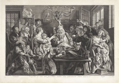 The King Drinks (Epiphany) by Paulus Pontius