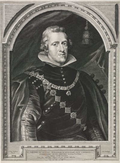 Portrait of Philip IV by Paulus Pontius