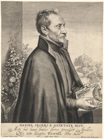 Daniel Segers, Jesuit Priest by Paulus Pontius after Jan Lievens