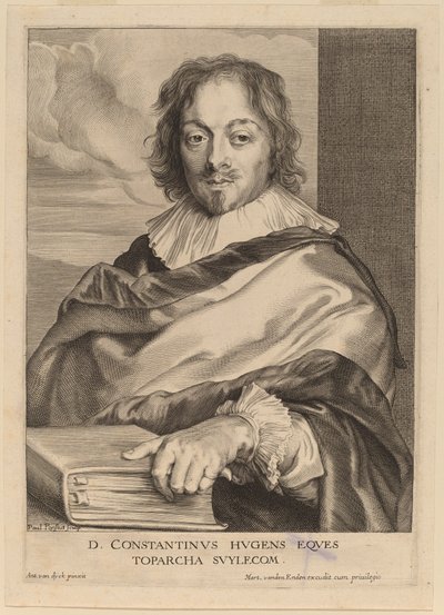 Constantijn Huygens by Paulus Pontius after Sir Anthony van Dyck