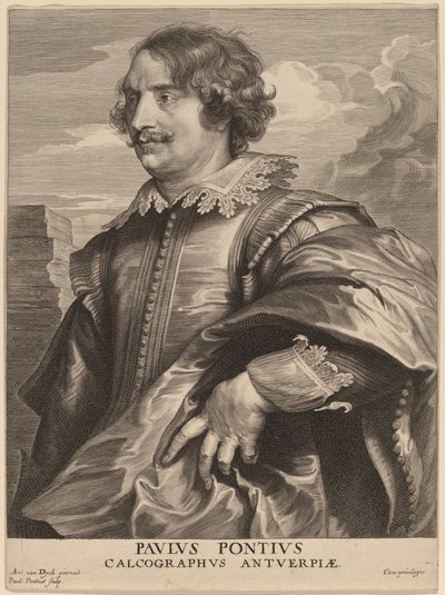 Paulus Pontius by Paulus Pontius after Sir Anthony van Dyck