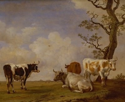 Four Bulls by Paulus Potter
