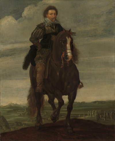 Prince Frederik Hendrik on Horseback by Pauwels van Hillegaert