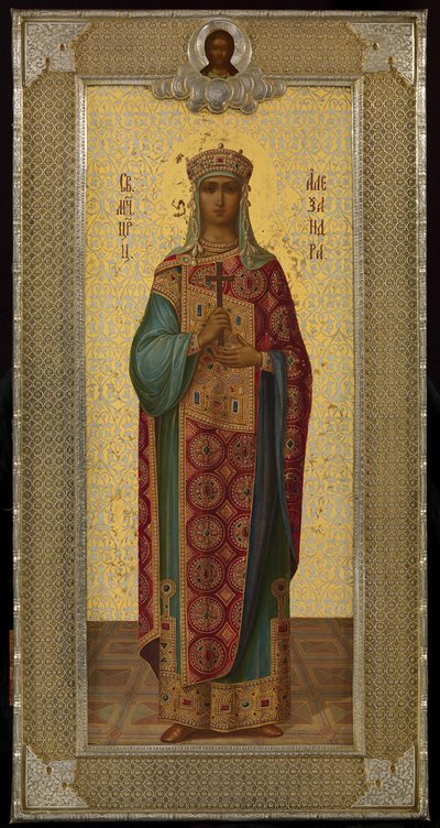 Saint Empress Alexandra by Pavel Akimovich Ovchinnikov