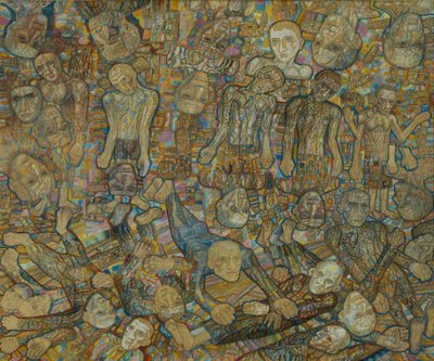 Composition. The Raid by Pavel Nikolayevich Filonov