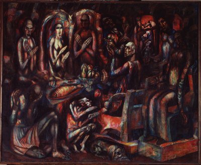 Feast of the Kings, 1913 by Pavel Nikolayevich Filonov