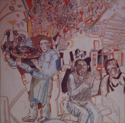 Restaurant by Pavel Nikolayevich Filonov